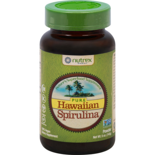 Nutrex Hawaii Hawaiian Spirulina, Pure, Powder