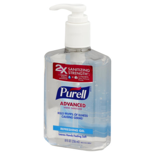 Alcohol Gel Hand Sanitizer In Kitchen With Garlic And Onion On