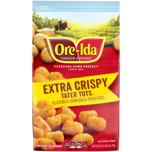 Ore-Ida Extra Crispy Fast Food French Fries Fried Frozen Potatoes