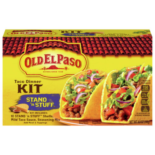 Old El Paso Taco Dinner Kit, Stand 'n Stuff