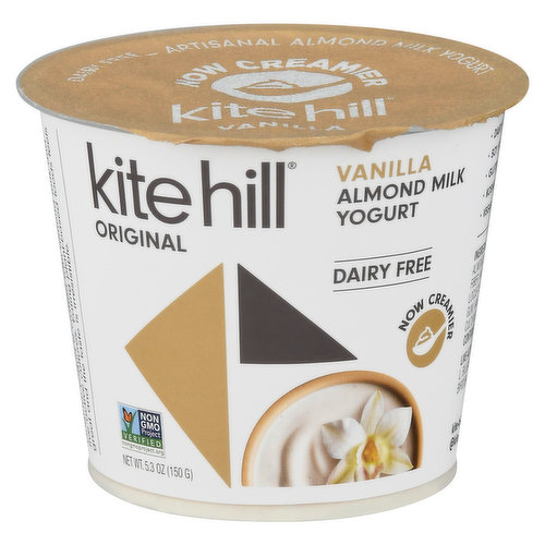 Kite Hill Almond Milk Yogurt, Dairy Free, Vanilla, Original
