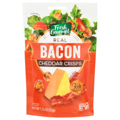 Bite size crisps offer better coverage for your salads, soups and more!