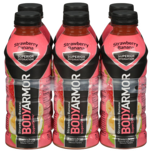 Superior hydration. Coconut water. Antioxidants: Vitamins A, C, & E. B vitamins: B3, B5, B6, B9, B12. Bodyarmor is the sports drink for today's athletes with natural flavors, natural sweeteners & no colors from artificial sources. Bodyarmor sports drink combines coconut water, antioxidants & vitamins to provide superior hydration. No colors from artificial sources. 10% coconut water.