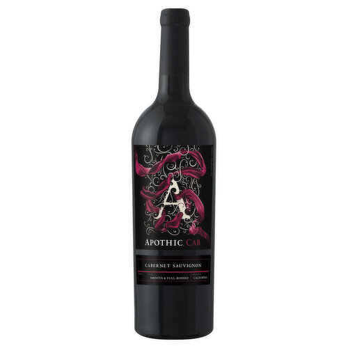 Apothic Cabernet Sauvignon, California, 2018