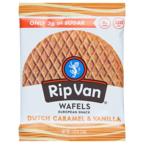 Rip Van Wafels, Dutch Caramel & Vanilla