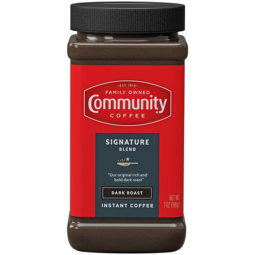 Community Coffee Signature Blend Dark Roast Instant Coffee