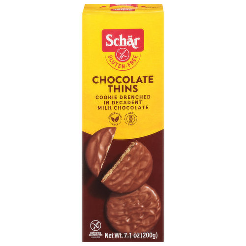 Schar Chocolate Thins, Gluten-Free