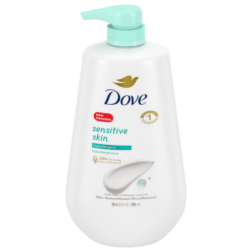 Dove Body Wash, Sensitive Skin