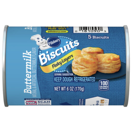 Pillsbury Biscuit, Buttermilk, Flaky Layers