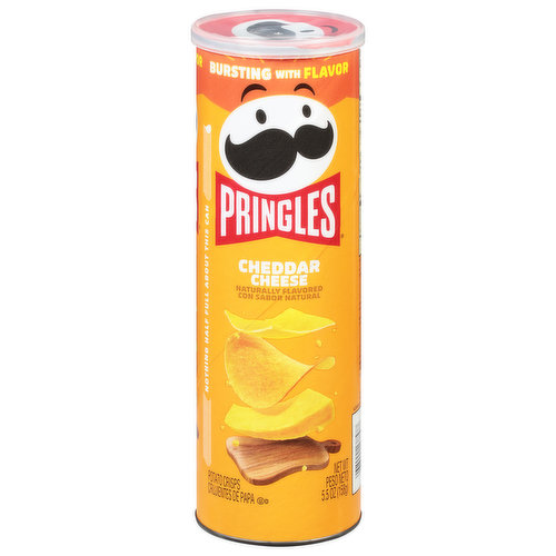 Pringles Potato Crisps, Cheddar Cheese