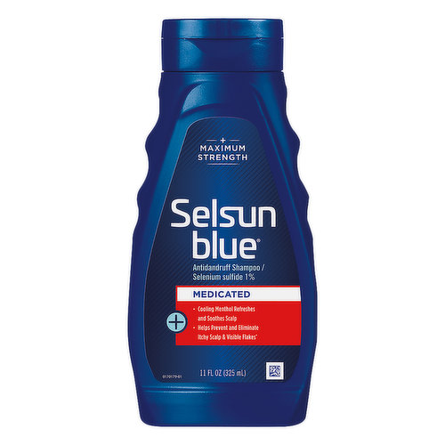 Selenium sulfide 1%. Cooling menthol refreshes and soothes scalp. Helps prevent and eliminate itchy scalp & visible flakes (Flakes and itch associated with dandruff). Tough on dandruff. Please recycle.