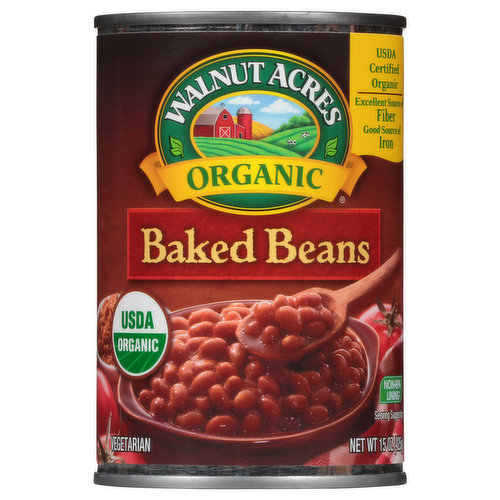 Walnut Acres Organic Beans, Baked