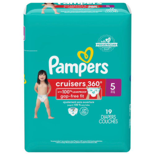 Pampers Diapers, 5 (27+ lb)