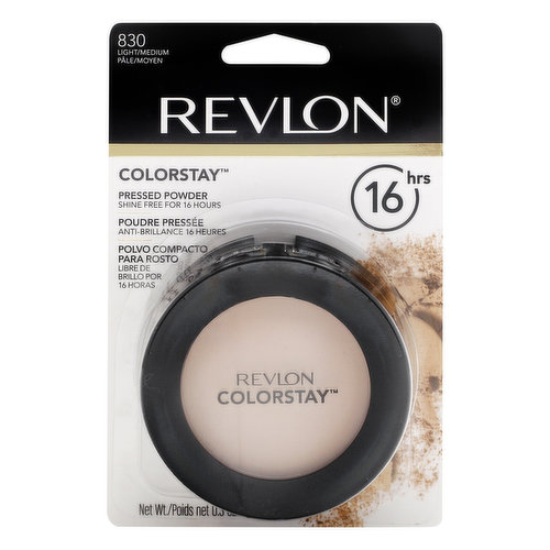 Revlon Pressed Powder, Light/Medium 830