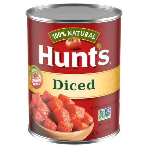 Hunt's Tomatoes, 100% Natural, Diced