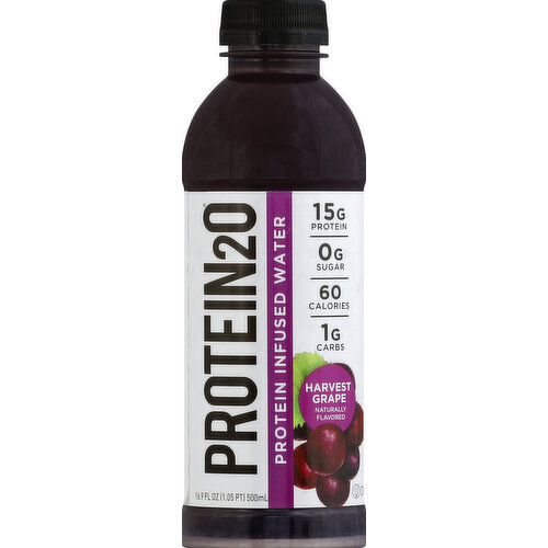 Protein2o Water, Protein Infused, Harvest Grape