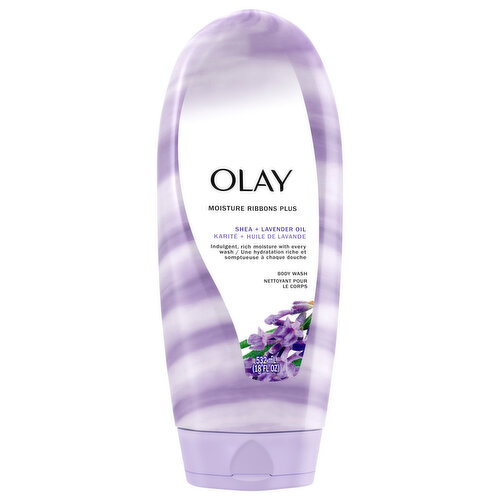 Olay Body Wash, Shea + Lavender Oil