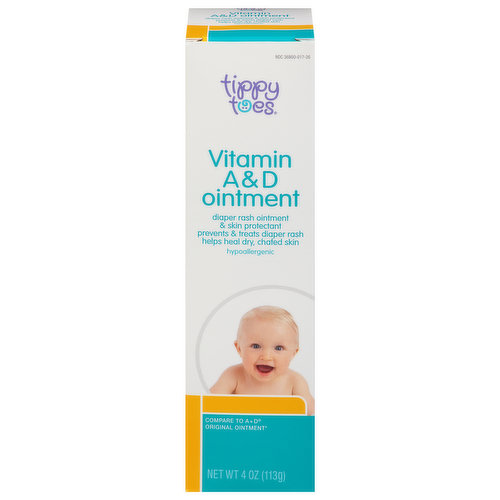 Tippy Toes Ointment, Vitamin A & D