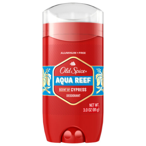 Old Spice Deodorant, Aqua Reef, Scent of Cypress