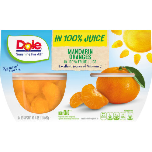 Dole Mandarin Oranges in 100% Fruit Juice