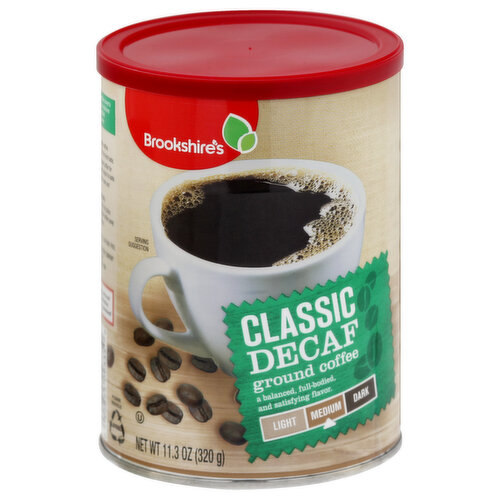 Brookshire's Classic Decaf Coffee, Ground