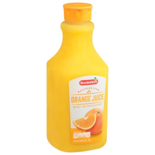 Brookshire's Premium Orange Juice, No Pulp