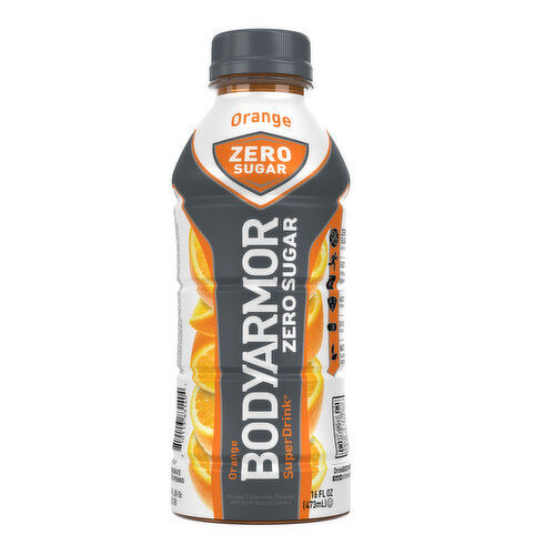 BODYARMOR Bodyarmor Zero Sugar Orange Bottle, 16 fl oz