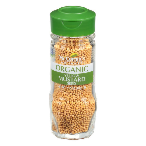 McCormick Gourmet Organic Yellow Mustard Seed - Brookshire's