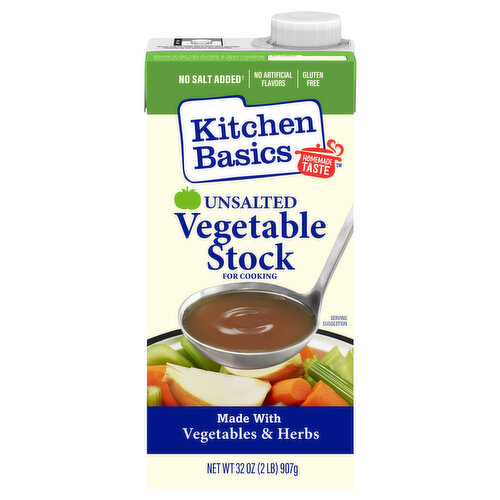 Kitchen Basics Vegetable Stock, Unsalted