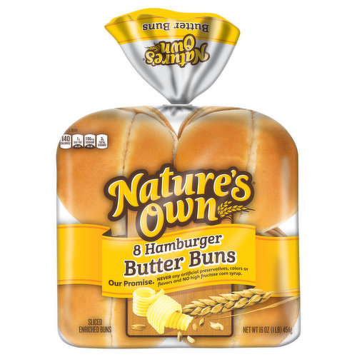 Nature's Own Buns, Hamburger Butter