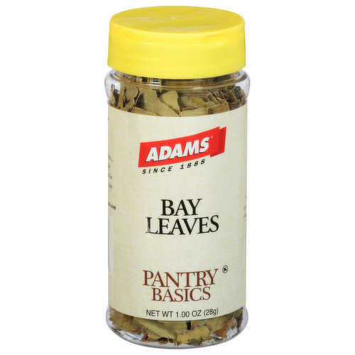 Since 1888. A shake of this, a palmful of that - Adams Pantry Basics are the spices, herbs, and blends used in everyday cooking and in the size your family needs. Filled by weight. Adams Promise: With unwavering commitment to excellence, we search the globe to source only the finest natural spices, herbs, and blends available.
