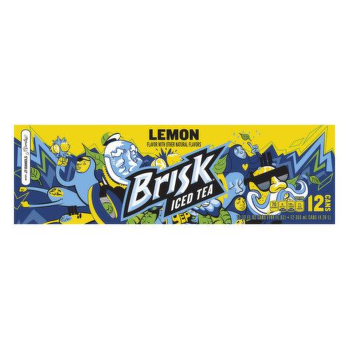 The original iced tea with tons of attitude. The one with the bold lemon flavor that kicked iced tea off the back porch and gave it some street cred. Now that's Brisk, baby!