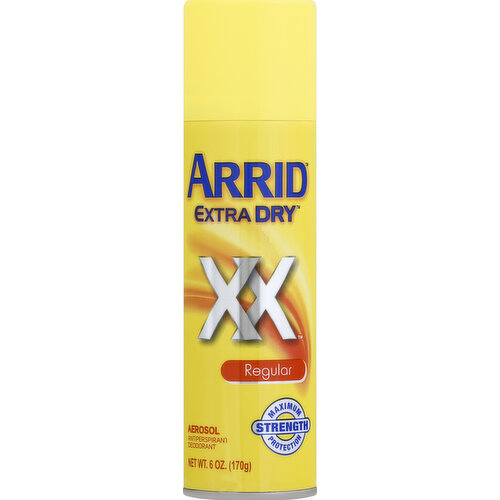 Arrid Antiperspirant Deodorant, Aerosol, Regular