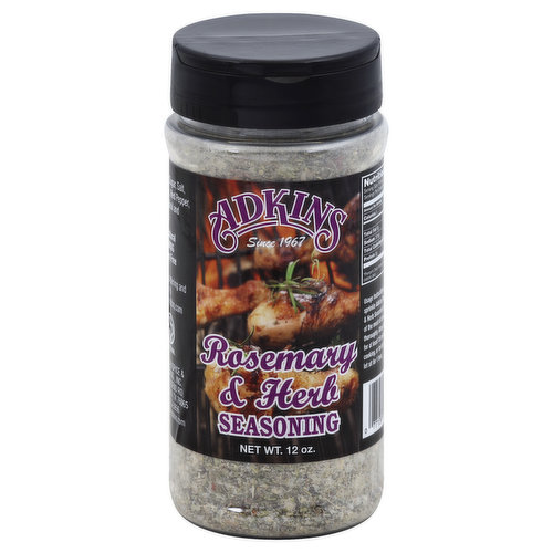 Adkins Seasoning, Rosemary & Herb