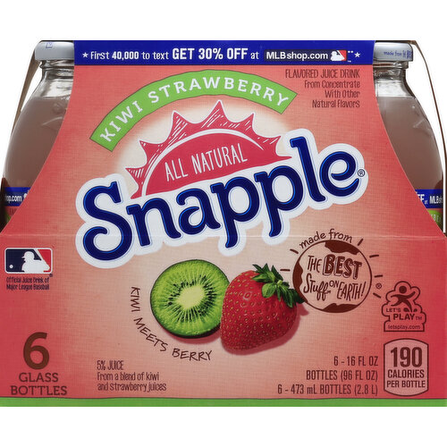 Snapple Juice Drink, Kiwi Strawberry