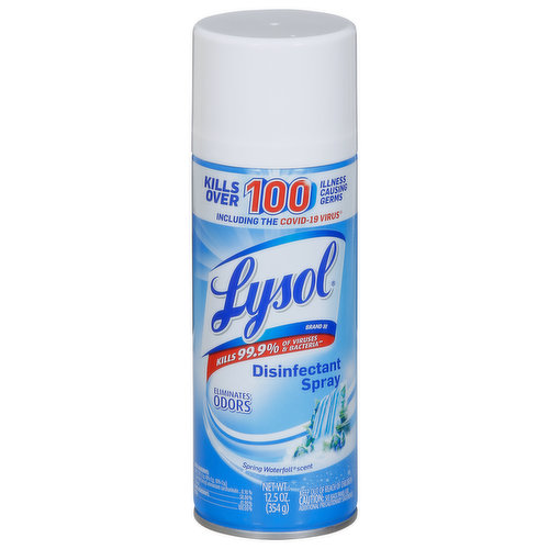 Lysol Disinfectant Spray Spring Waterfall Scent 7795