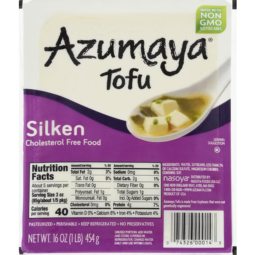 Azumaya Tofu, Silken