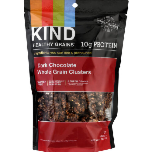 KIND Granola, Dark Chocolate, Whole Grain Clusters