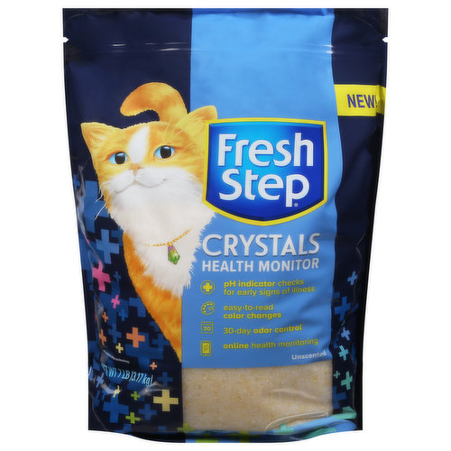 Cat Litter, Crystals, Health Monitor, Unscented