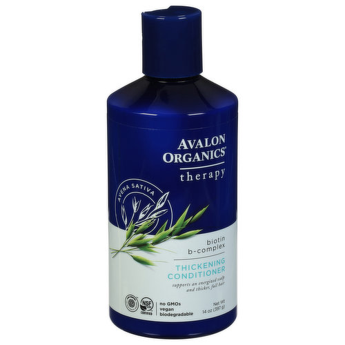 Avalon Organics Thickening Conditioner, Biotin B-Complex