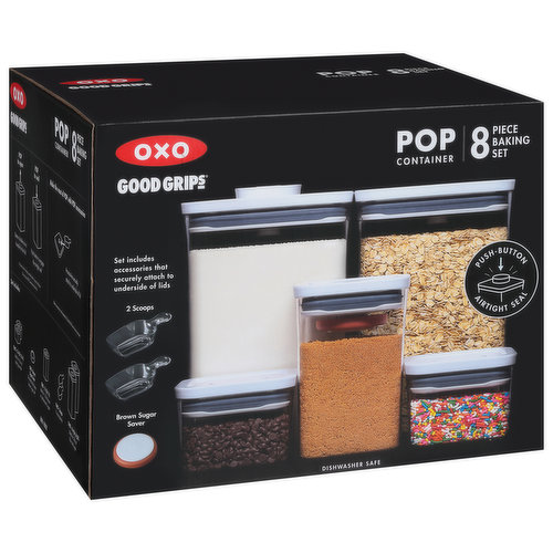 Oxo Good Grips Baking Set, Pop Container, 8 Piece