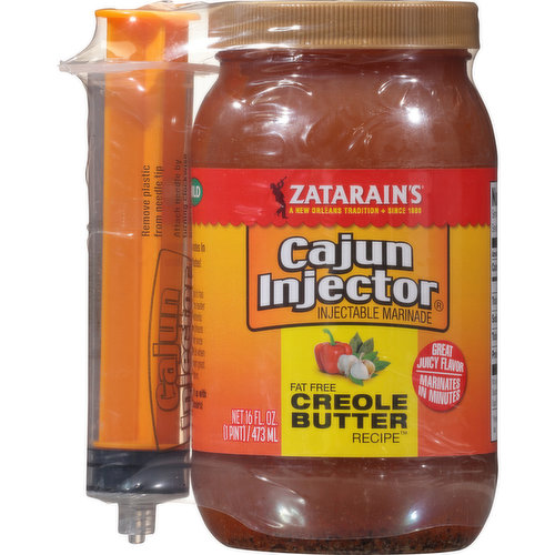 Cajun Injector Creole Garlic Injectable Marinade - Shop Marinades