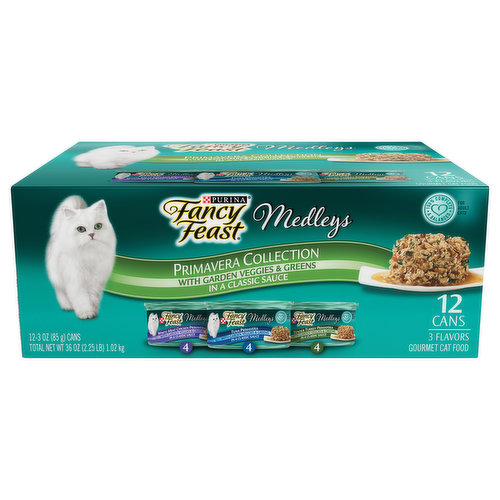 Fancy Feast Cat Food, Gourmet, Primavera Collection