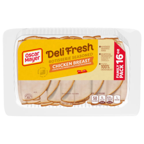 Oscar Mayer Chicken Breast, Rotisserie Seasoned, Family Pack