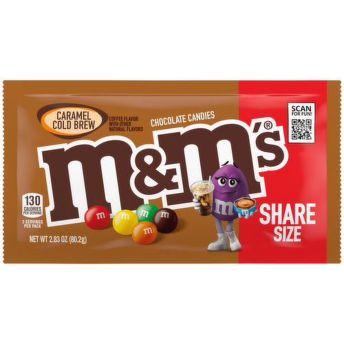 M&M's Chocolate Candies, Caramel Cold Brew, Share Size