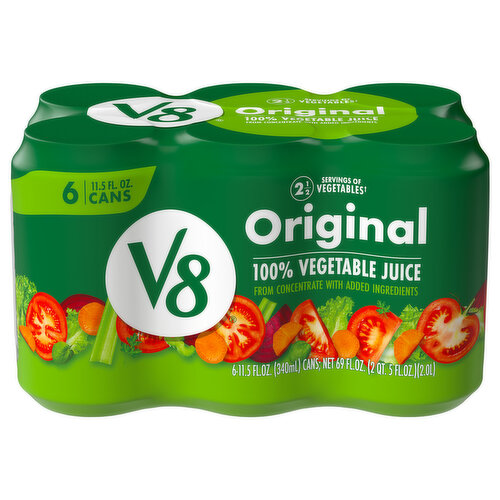 V8 100% Vegetable Juice, Original