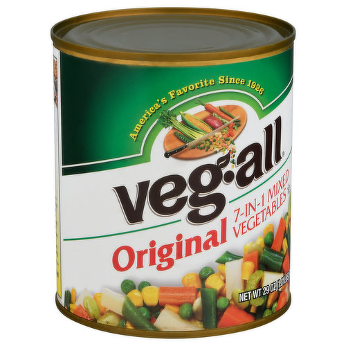 Veg-All Homestyle Large Cut Canned Vegetables, 29 oz Can