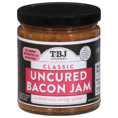TBJ Gourmet Bacon Jam, Uncured, Classic
