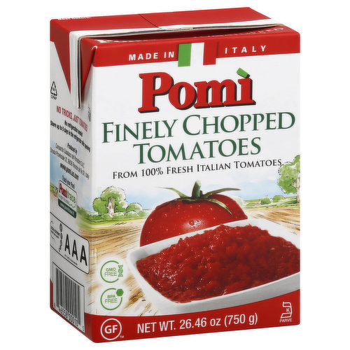 Pomi Tomatoes, Finely Chopped