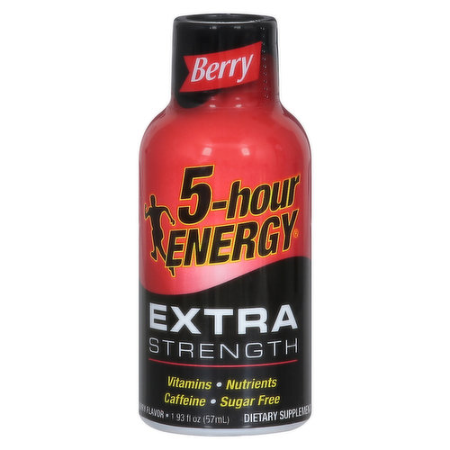 5-Hour Energy Energy Shot, Extra Strength, Berry Flavor